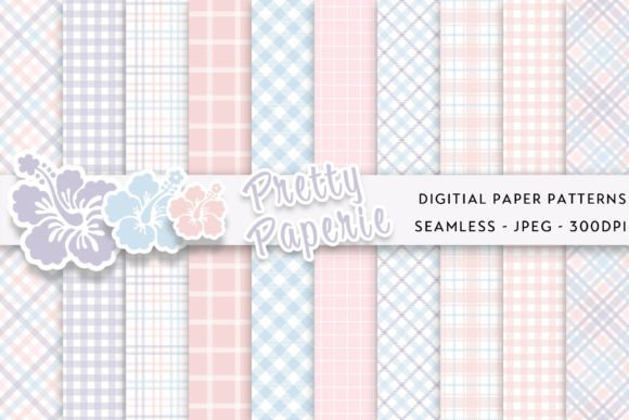 10 Plaid Digital Paper Backgrounds for Effortless Charm