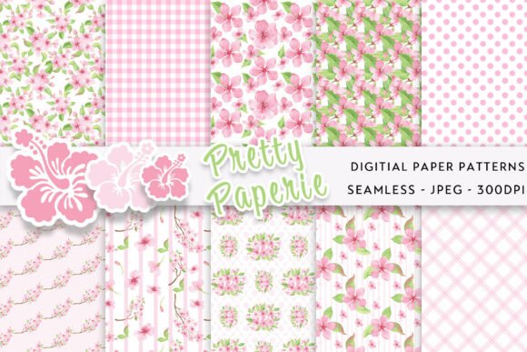 10 Spring Digital Paper Backgrounds: Fresh Patterns for Your Projects