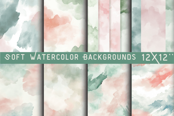 Elevate Your Visuals with Soft Watercolor Backgrounds