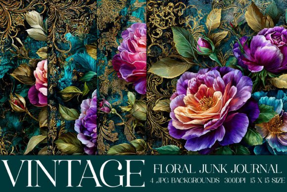 Luxury Floral Flowers Backgrounds, S40