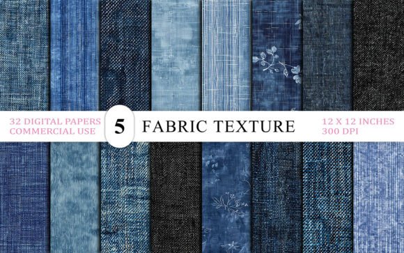 Rustic Fabric Texture Backgrounds Bundle