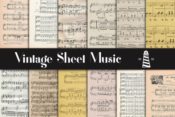 Transform Your Projects with Vintage Sheet Music Backgrounds