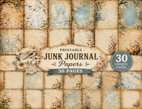 Unlocking Nostalgic Charm: Vintage Floral Script Backgrounds
